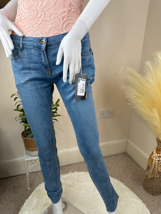 Women’s Light Blue Jeans Mid Rise Patrizia pepe – UK Size10 (29)