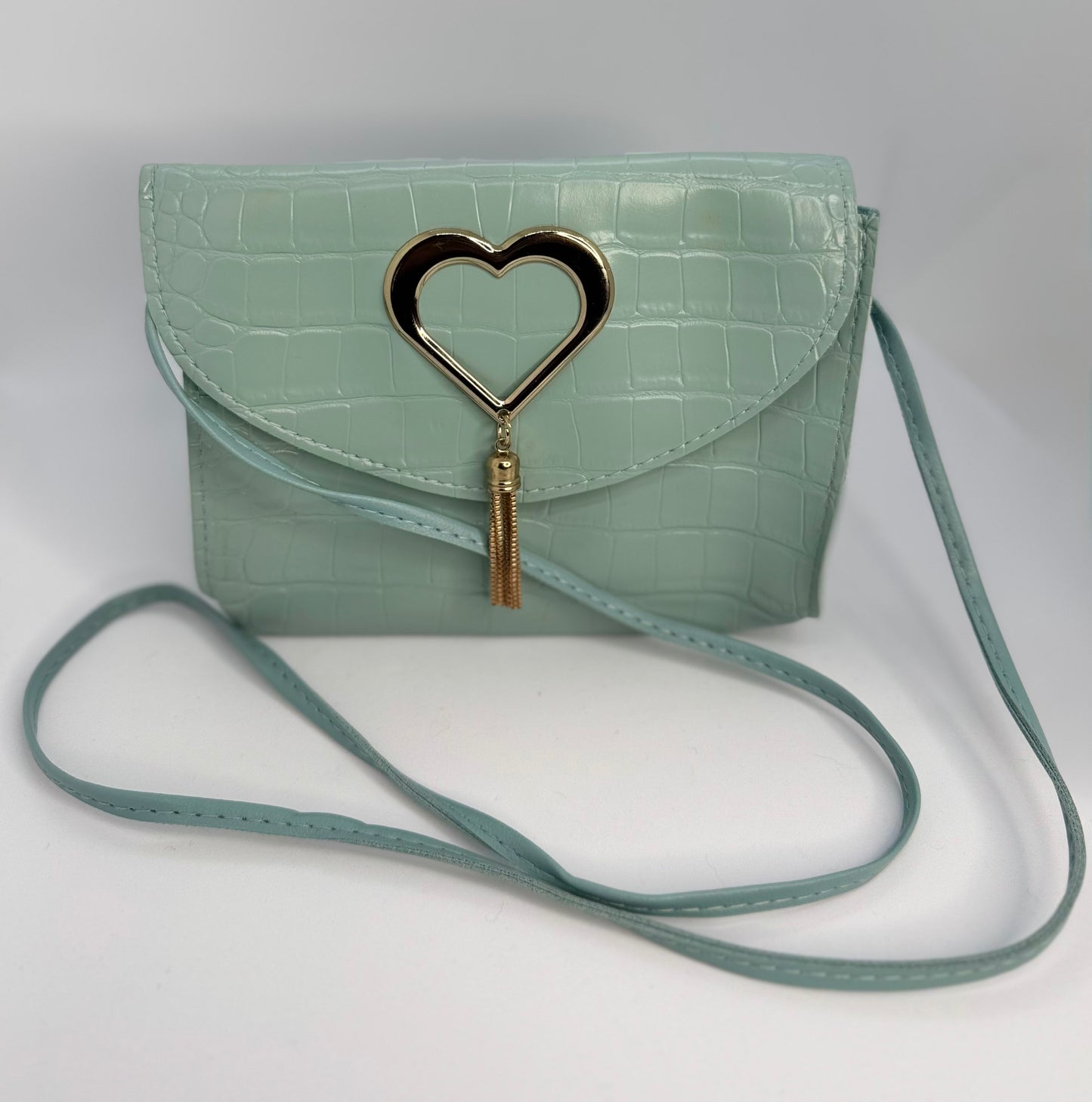 Mini crossbody shoulder bag – black or mustard yellow