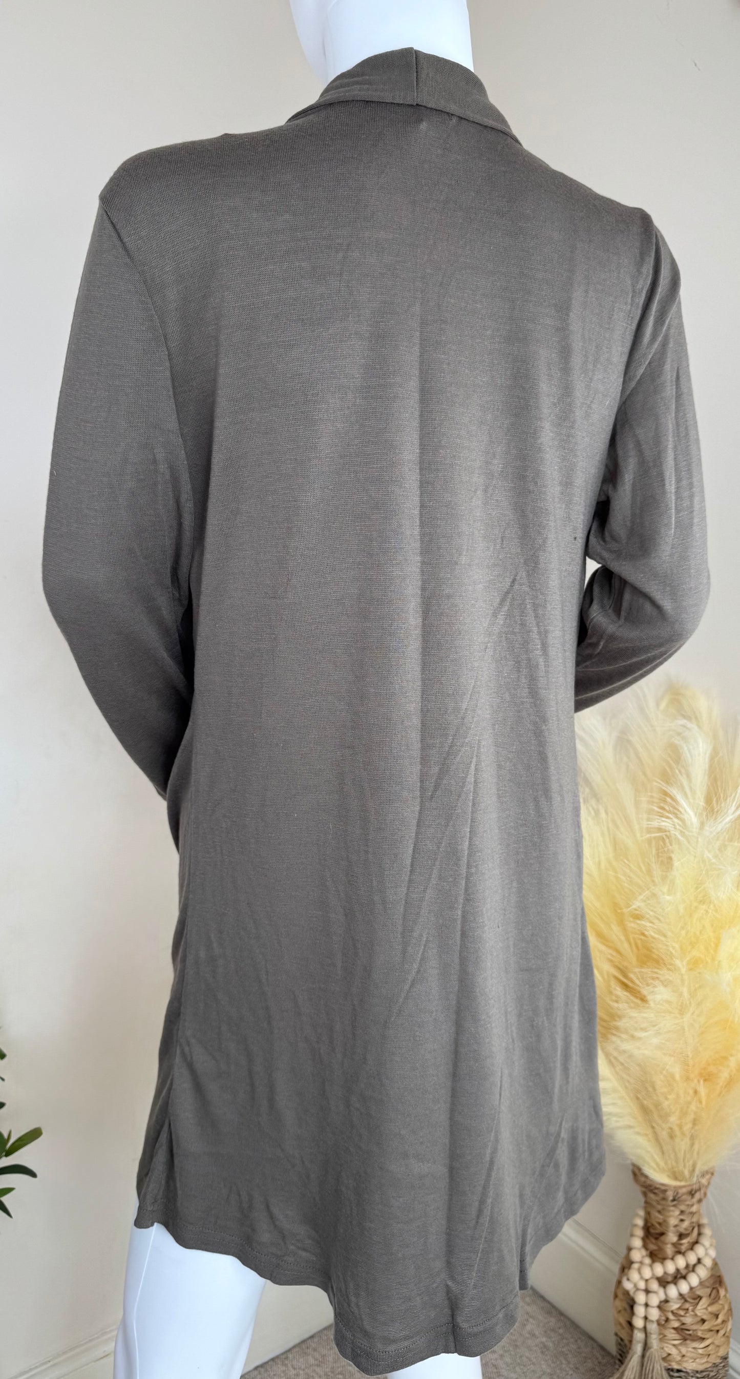 Women’s Longline Open Cardigan – Sizes S, M, L
