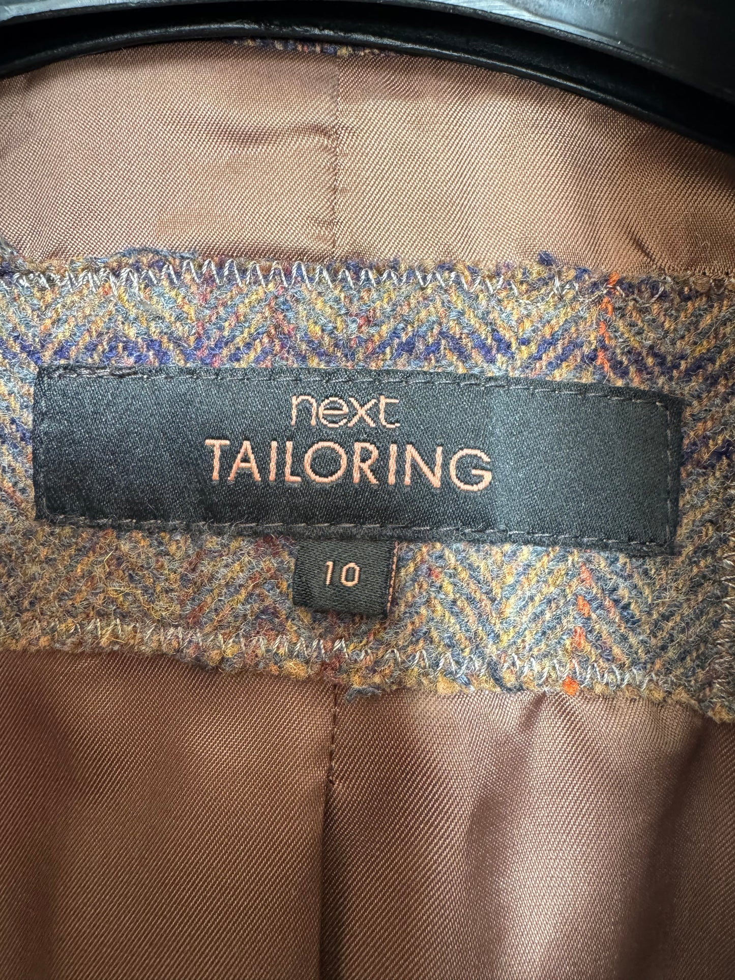 Women’s Checked Blazer – Next Tailoring UK Size 10 Smart Casual