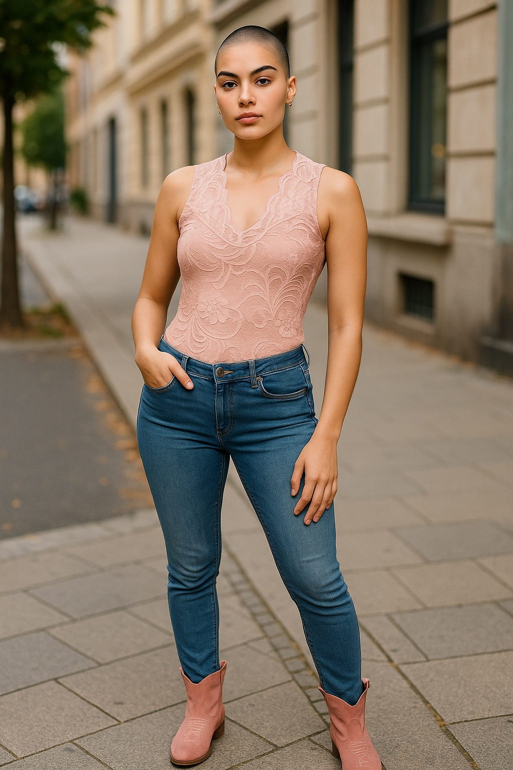 Women’s Skinny Fit Light Blue Jeans – Size 29 (UK 10)