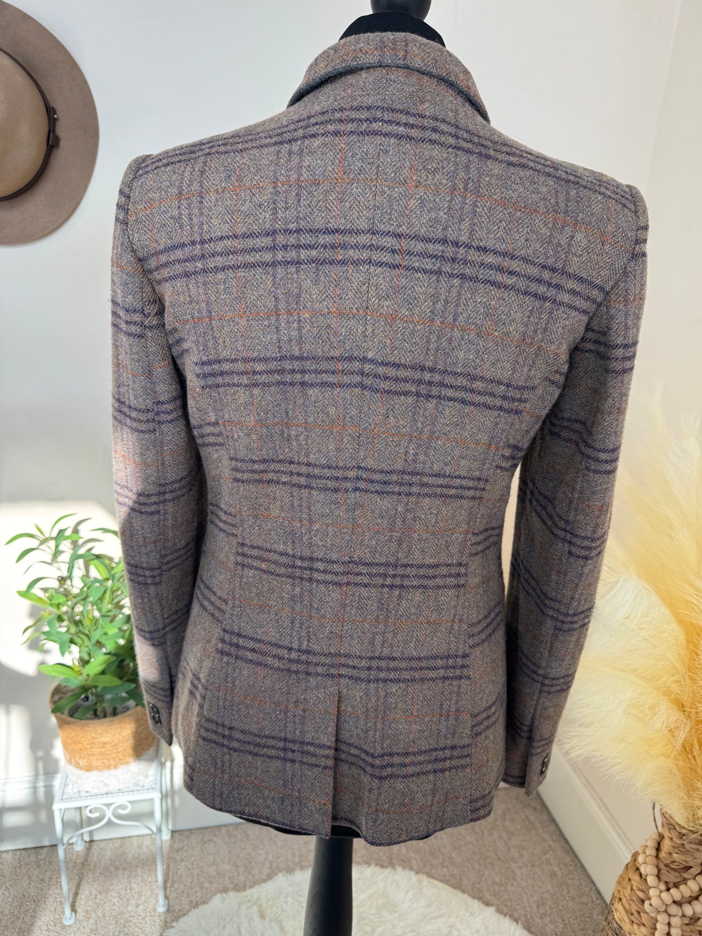 Women’s Checked Blazer – Next Tailoring UK Size 10 Smart Casual