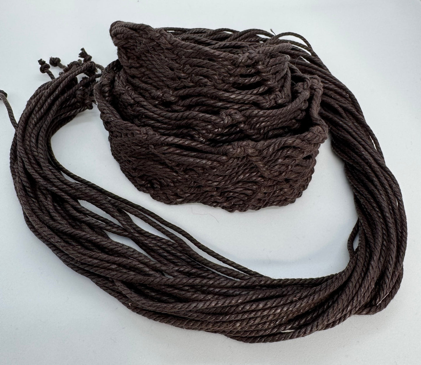 Women’s Brown Waist Belt – One Size Adjustable Rope Wrap Tie