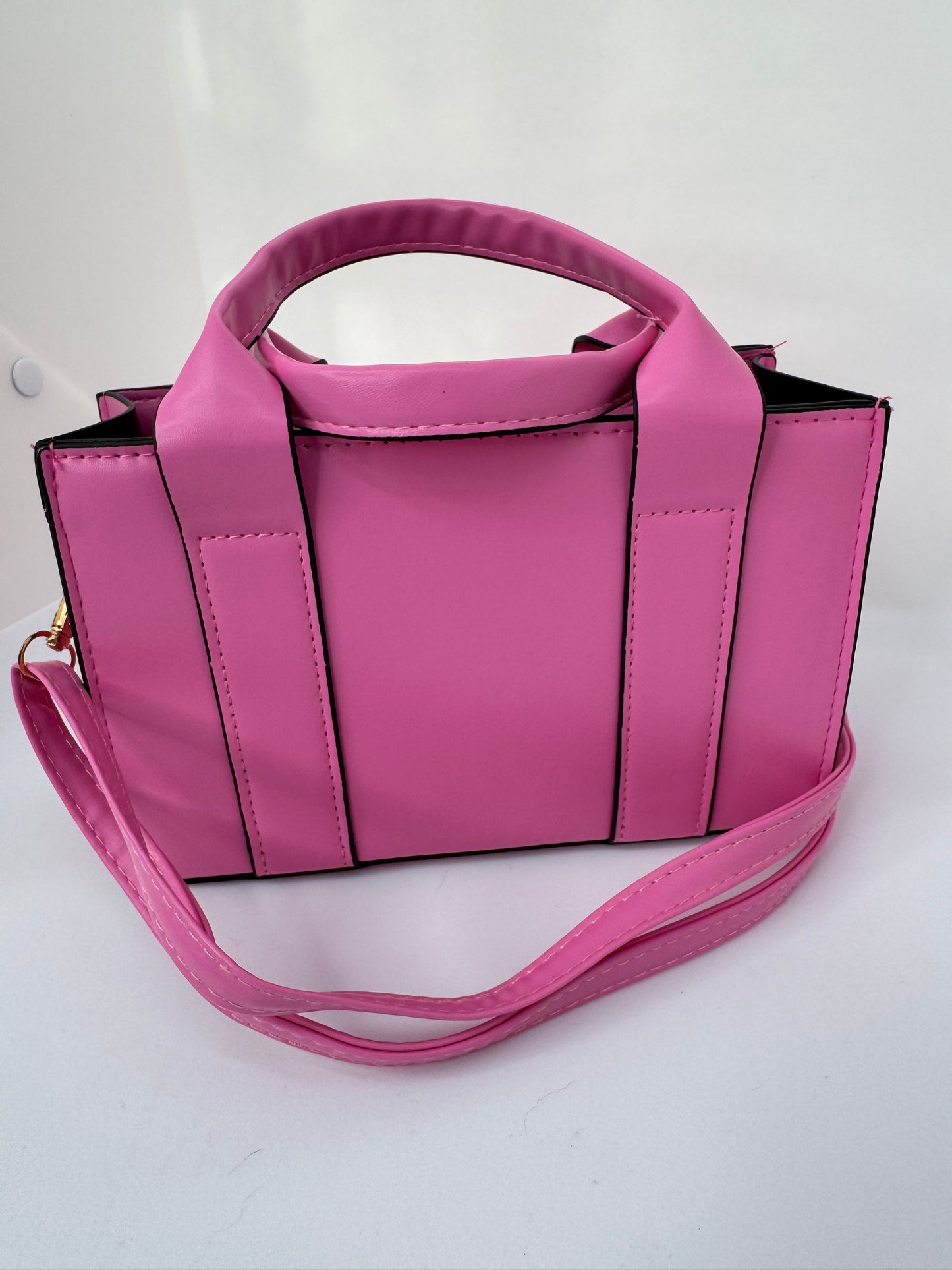 Green mini tote crossbody bag – casual shoulder handbag