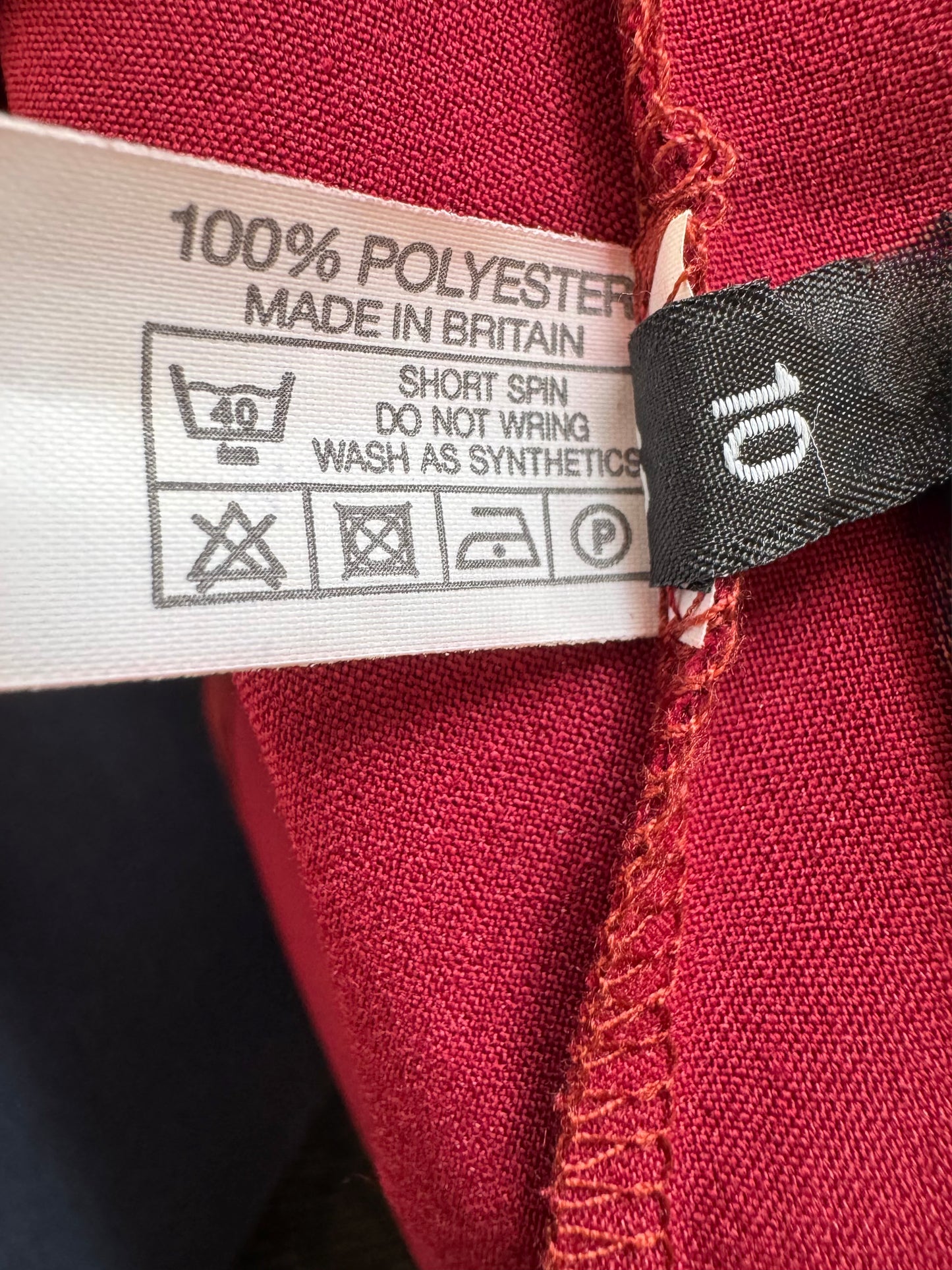 Burgundy Off Shoulder Mini Dress – Women’s Uk Size 10, Flared Sleeve Cocktail Party Outfit