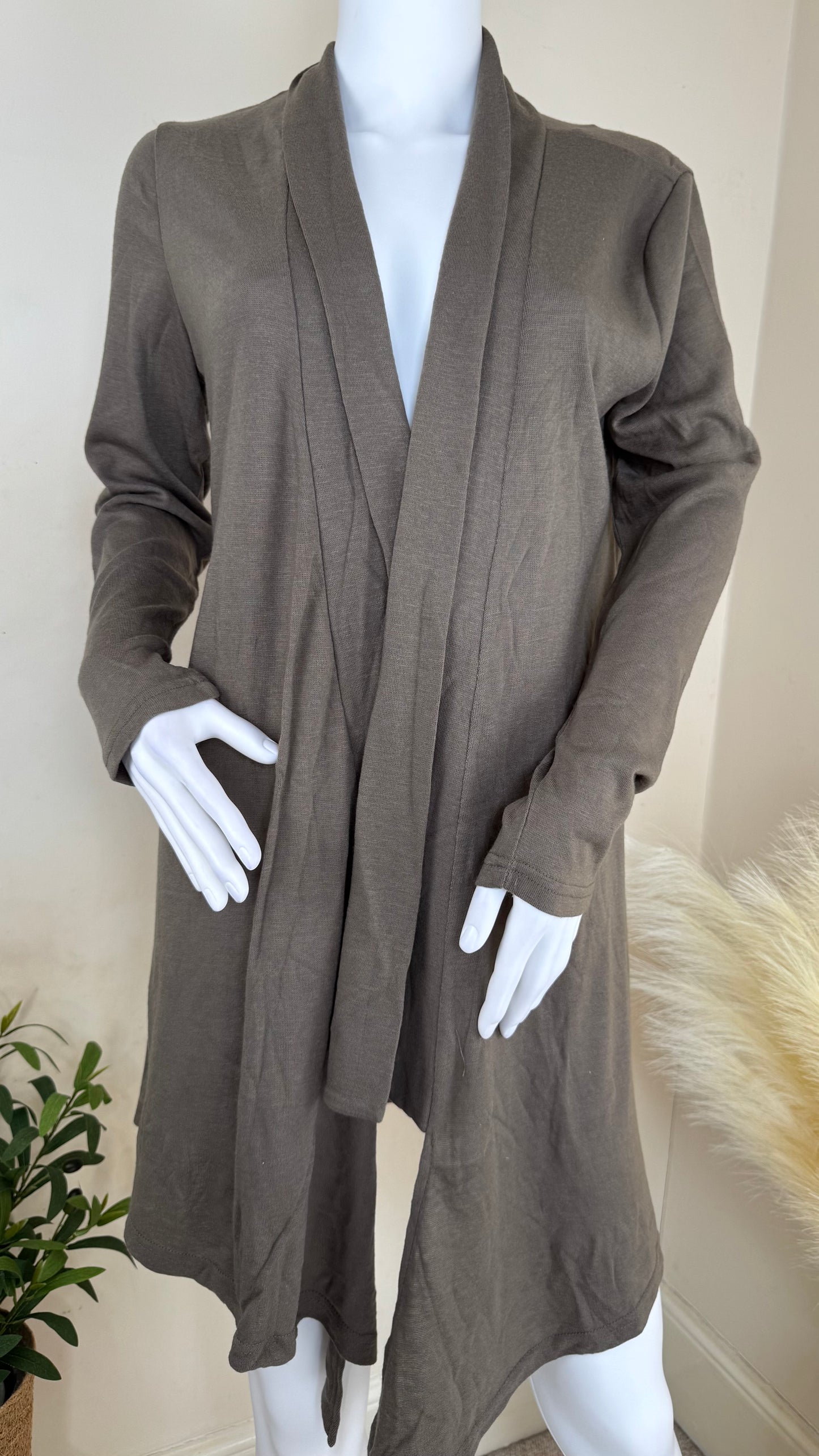 Women’s Longline Open Cardigan – Sizes S, M, L
