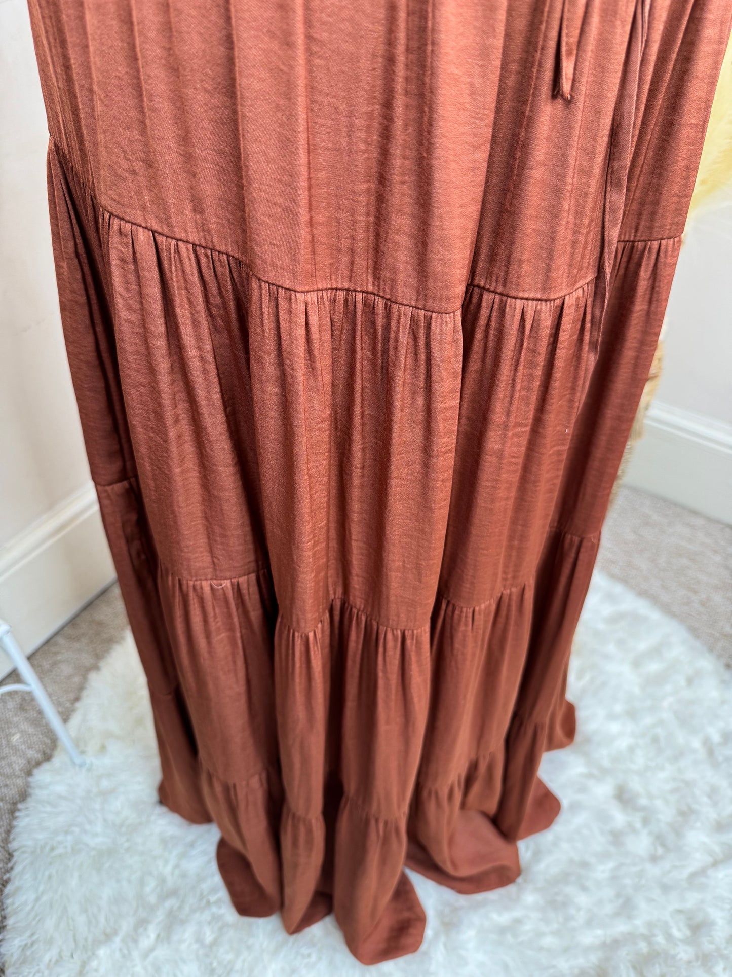 Women’s Tiered Midi Skirt – Zara – Size M (UK 10/12)